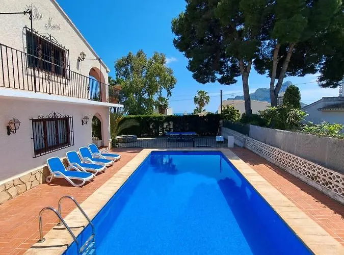 Апартаменты Maria 150 M Del Mar Piscina Privada Parking Кальпе